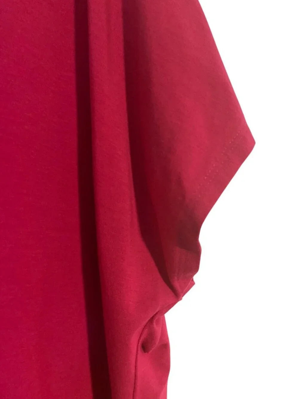 J. Jill Luxe Supima Tee Top Women's 2X Pink Pleat Back Short Sleeve Flowy Casual - Picture 9 of 10